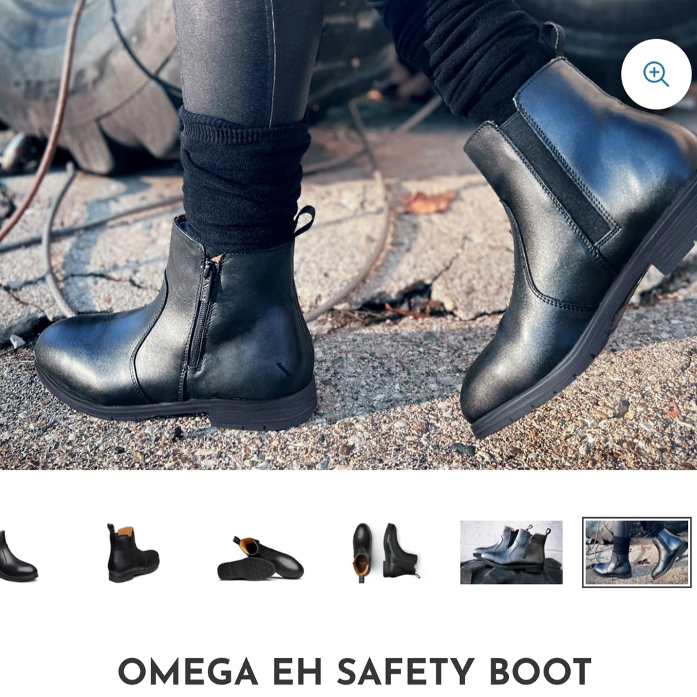 Omega EH Safety Boot in Black